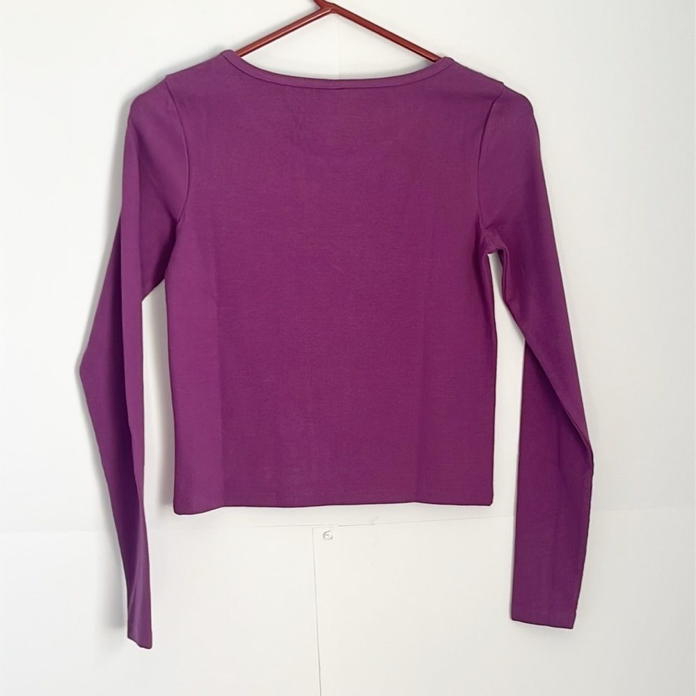 Pact Women's Amethyst Kinley Long Sleeve Size Medium - Picture 5 of 5